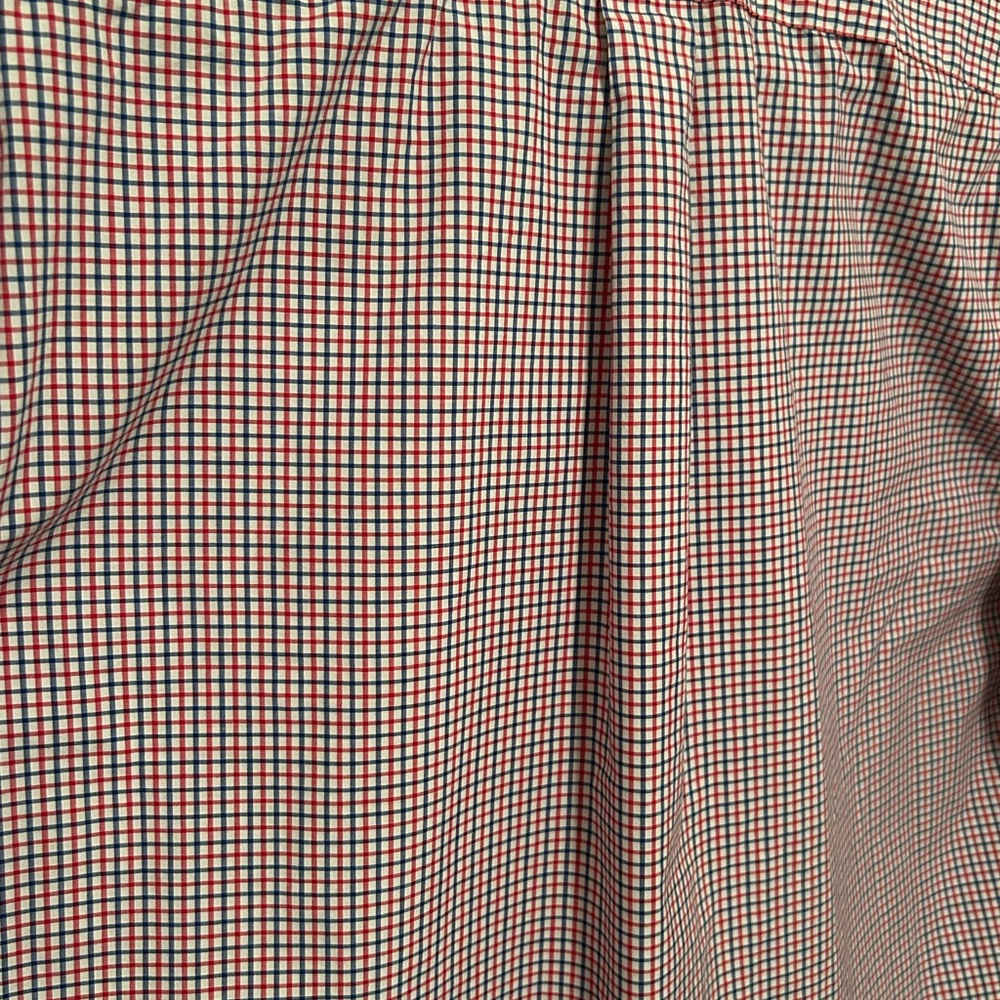 Ralph Lauren Men's Red and Blue Plaid Shirt - XL Slim Fit - 100% Cotton - Picture 6 of 8